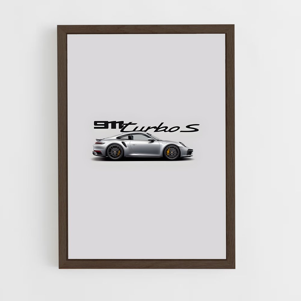 Poster Turbo Mystique – affiche Porsche (vue 5)